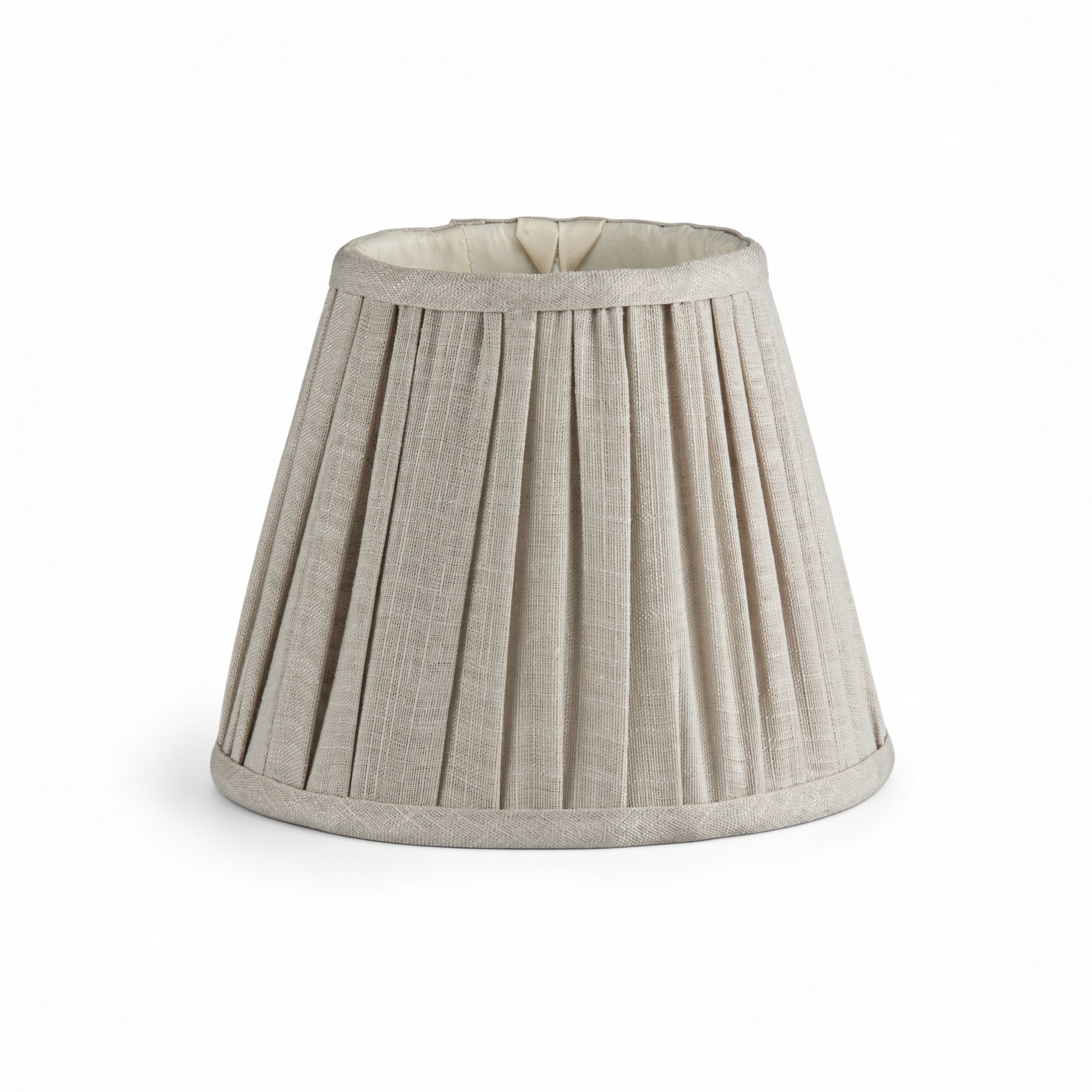 Chiffon Grey Empire Lampshade - 6"