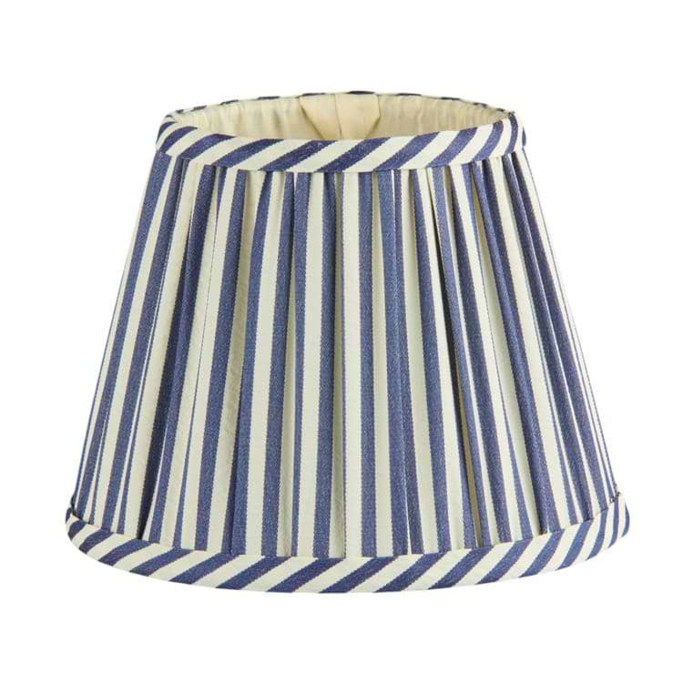 Navy Striped Lampshade - 6"