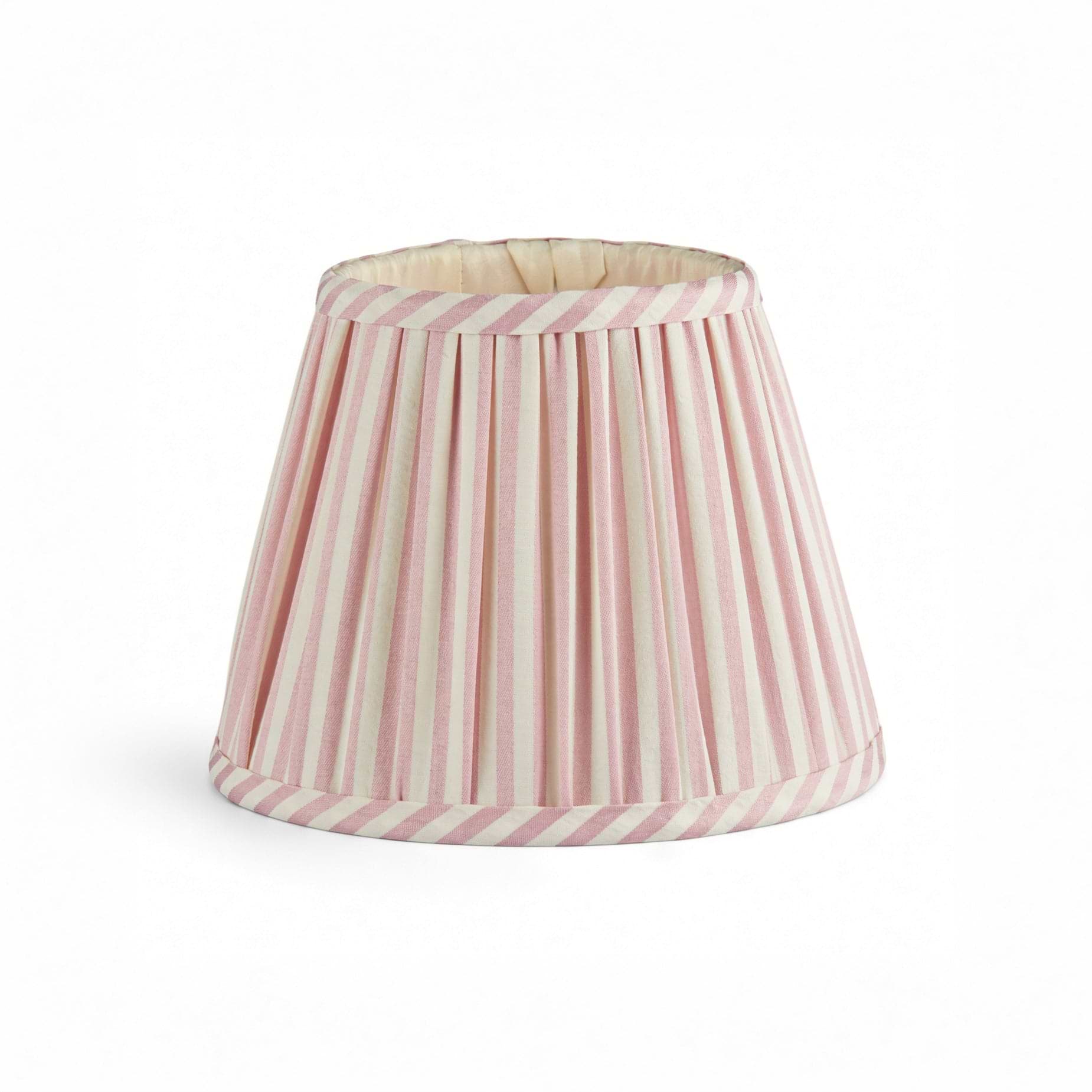Pink Striped Lampshade - 6"