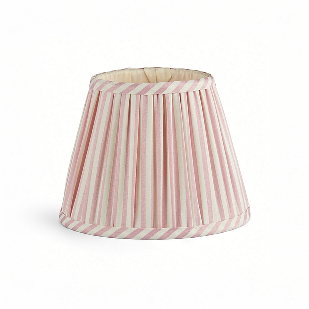 Pink Striped Lampshade - 6"