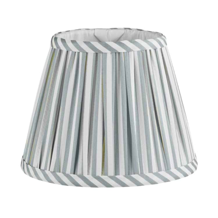 Chambray Striped Lampshade - 6"