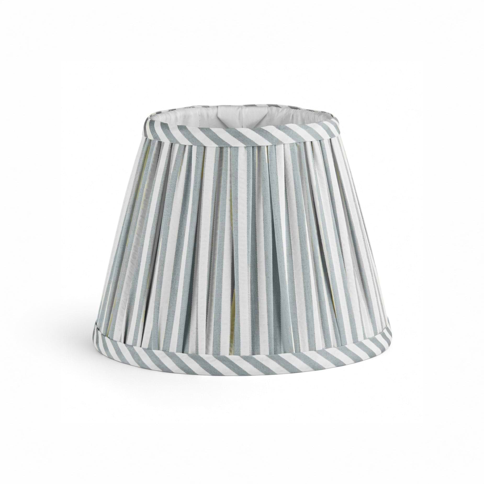 Chambray Striped Lampshade - 6"