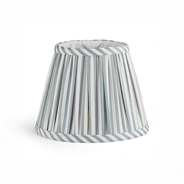 Chambray Striped Lampshade - 6"