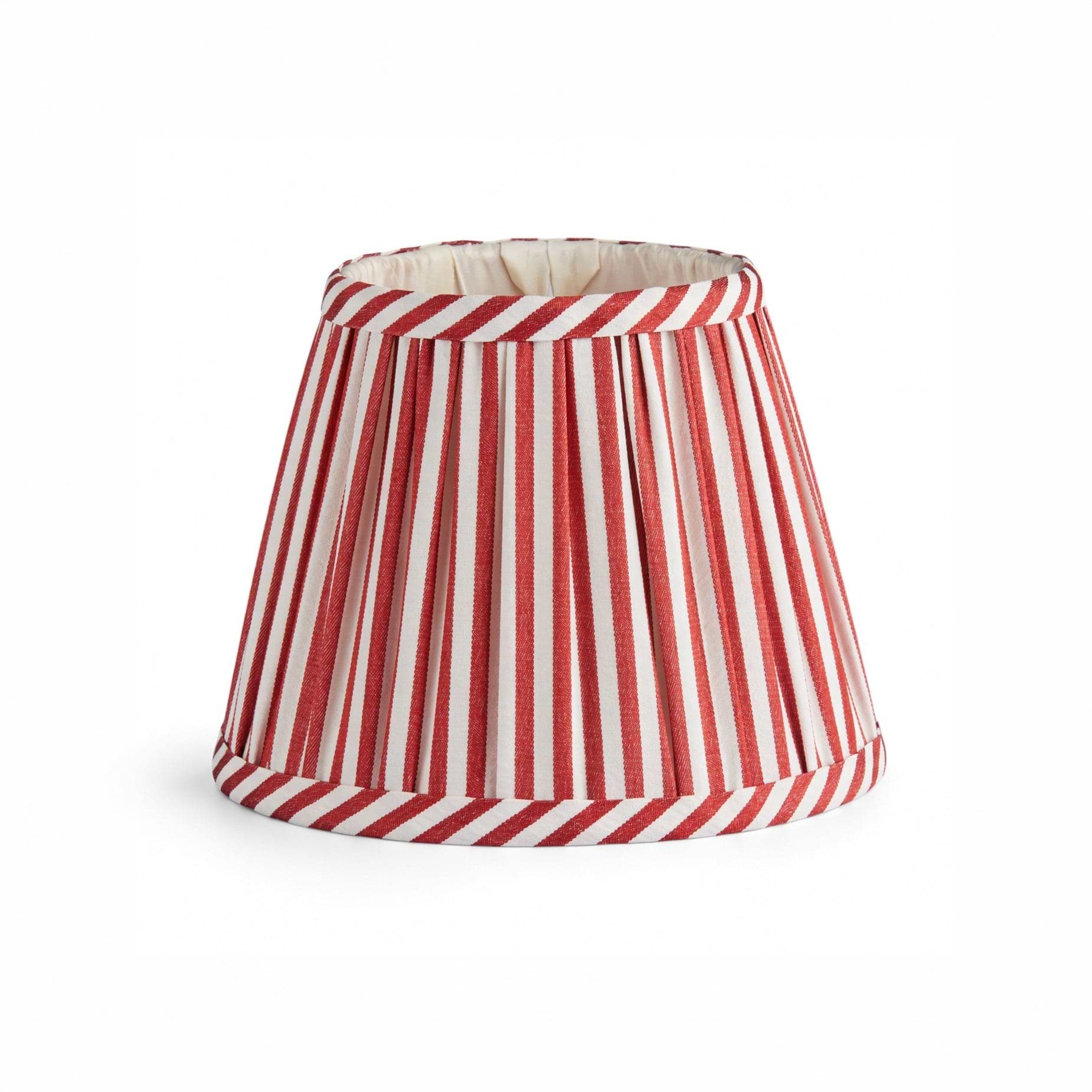 Red Striped Lampshade - 6"
