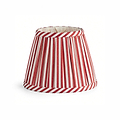 Red Striped Lampshade - 6"