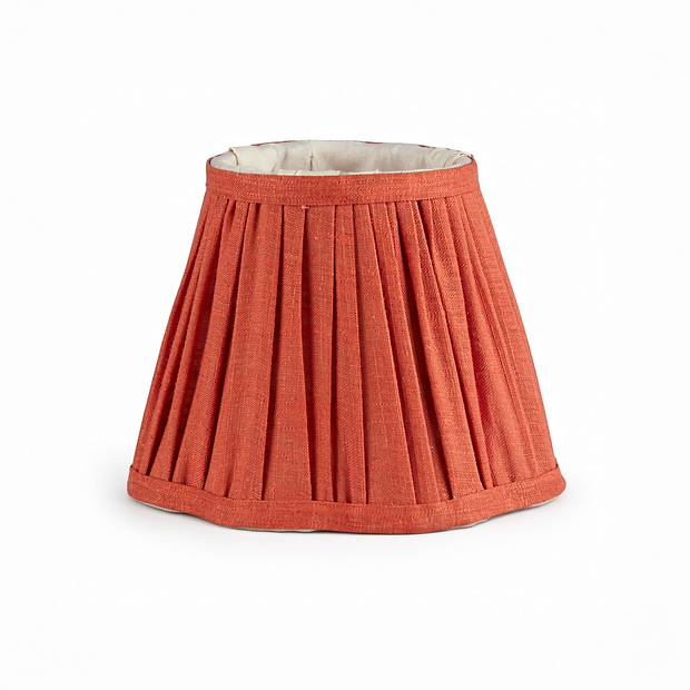 Orange Scallop Lampshade - 6"