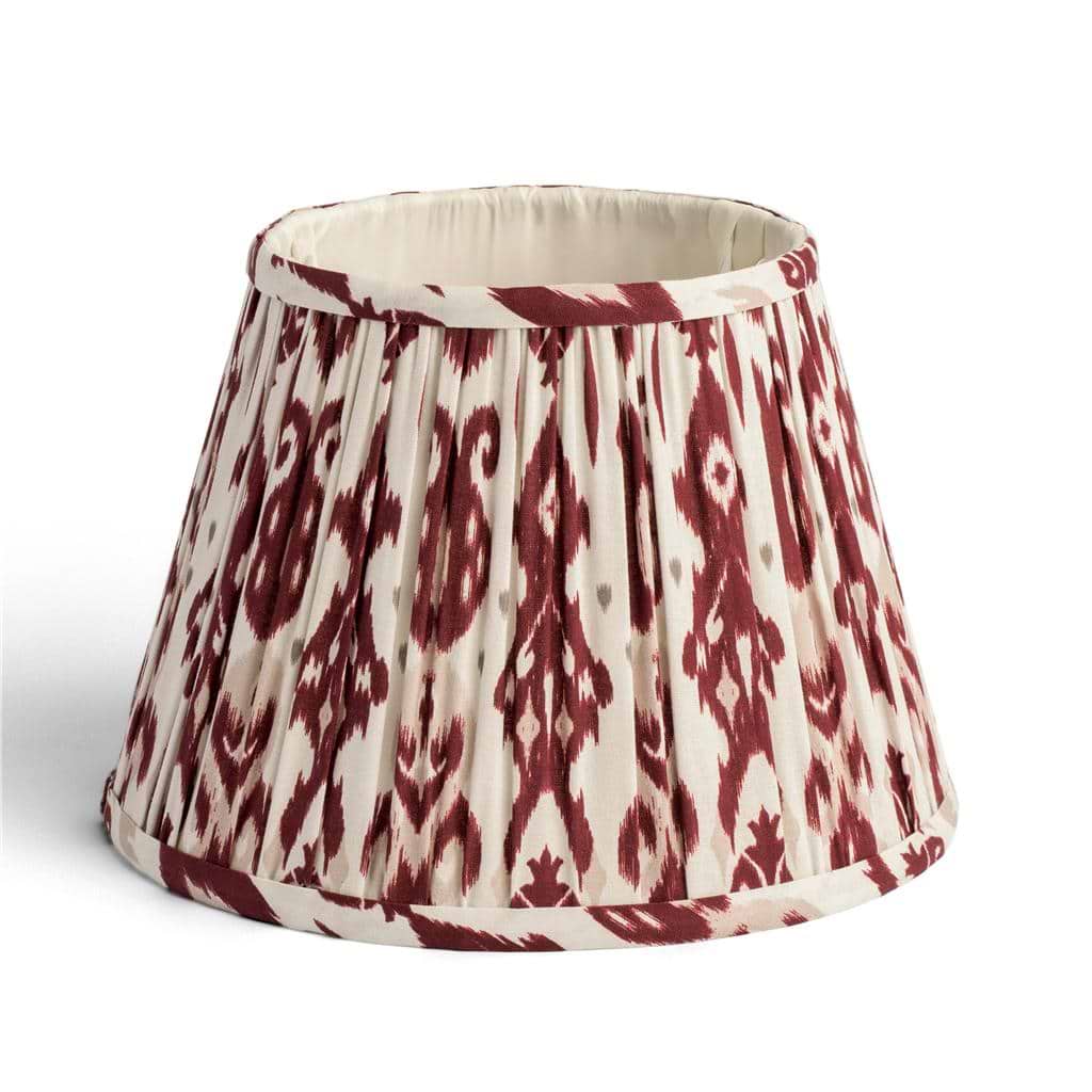 Ikat Empire Cherry & Cappuccino Lampshade - 25cm