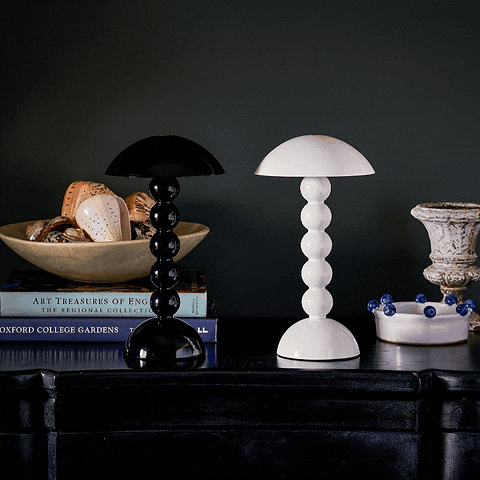 Black Lacquer Rechargeable Bobbin LED Lamp – Addison Ross Ltd USA Black Lacquer Rechargeable Bobbin LED Lamp – Addison Ross Ltd USA