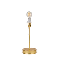 Bamboo Lamp Base Gold - 10"