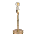 Bamboo Lamp Base Matte Gold - 10"