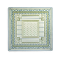 Ikat Green Mahjong Mat