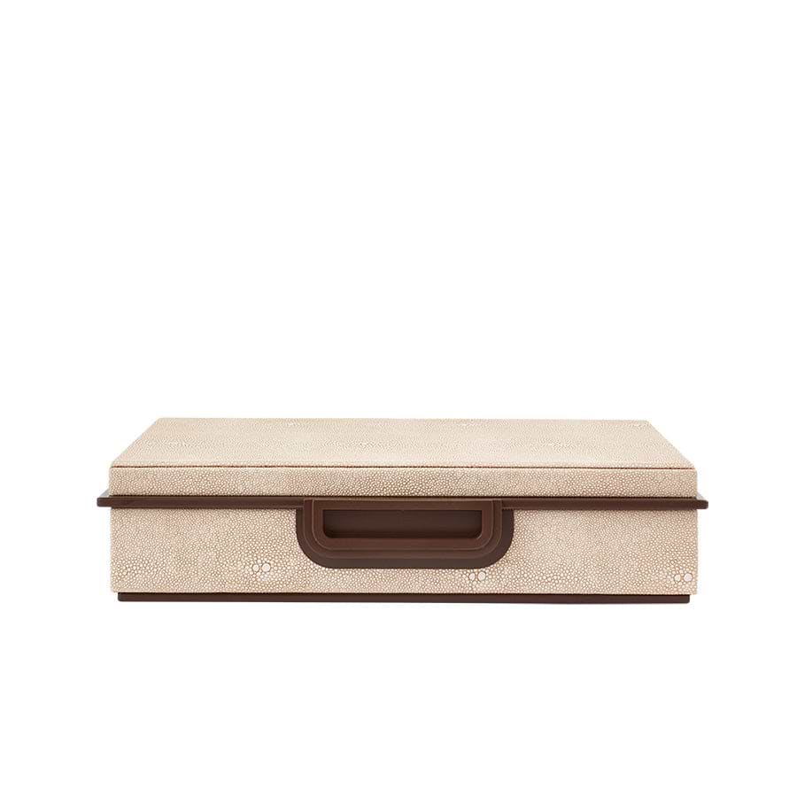 Addison Ross Faux Shagreen Box