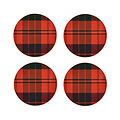 Ross Tartan Coasters- Set of 4