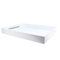 White Large Lacquered Ottoman Tray