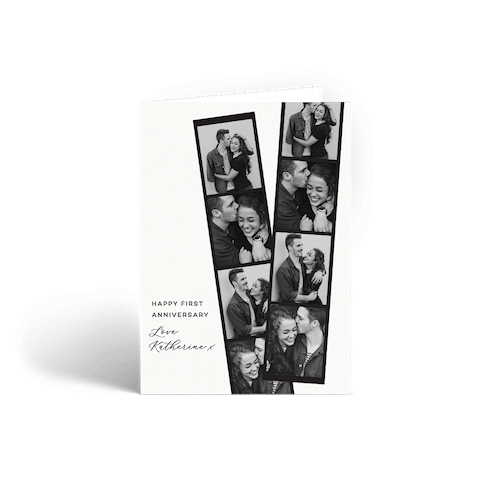 Greeting card for personalize options