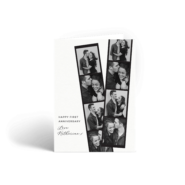 Greeting card for personalize options