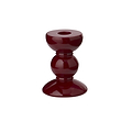 Small Cherry Bobbin Candlestick - 10cm