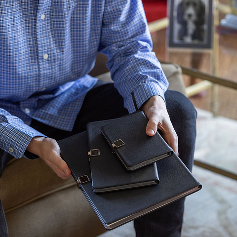 Black & Silver A6 Notebook