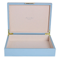 Large Pale Denim & Gold Box