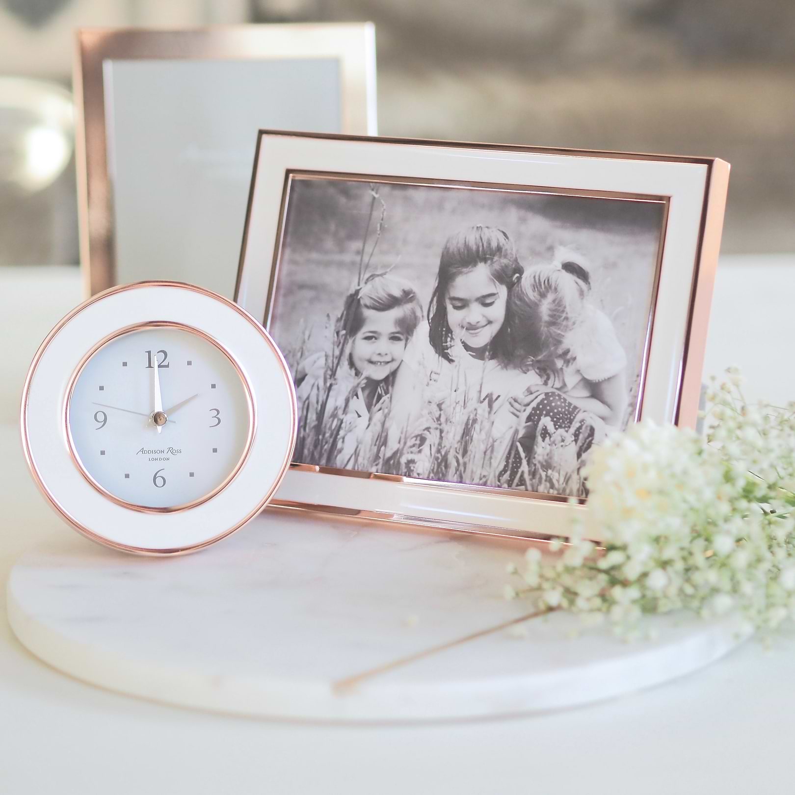 Pink enamel alarm clock by Addison Ross USA – Addison Ross Ltd USA
