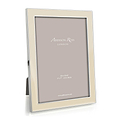 Vanilla Enamel & Silver Frame