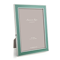 Duck Egg Enamel & Silver Frame