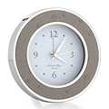 Shadow Ostrich Silver Alarm Clock