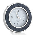 Blue Croc Silver Alarm Clock