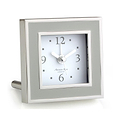 Chiffon & Silver Square Alarm Clock