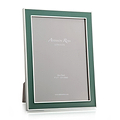 Fern Green Enamel & Silver Frame