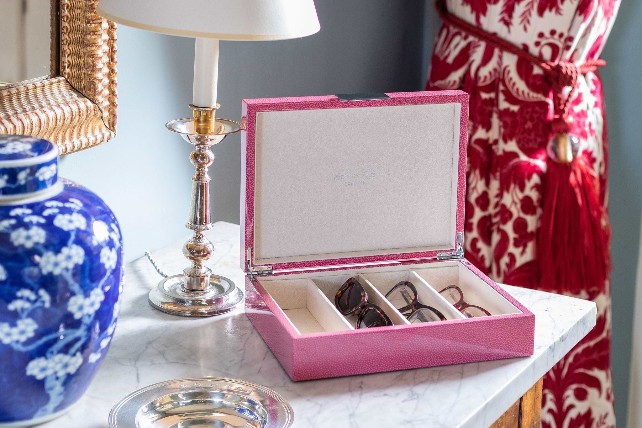 Large Glasses Boxes with Gold | Addison Ross Ltd UK