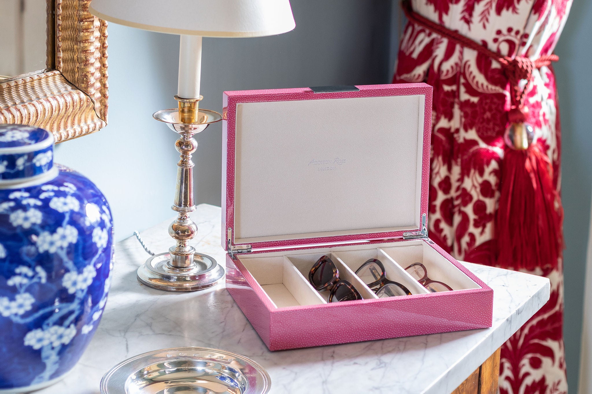Large Glasses Boxes with Gold | Addison Ross Ltd UK