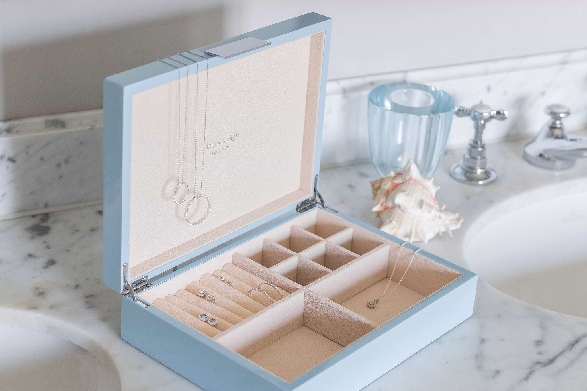 Large Jewellery Boxes with Silver | Addison Ross Ltd UK