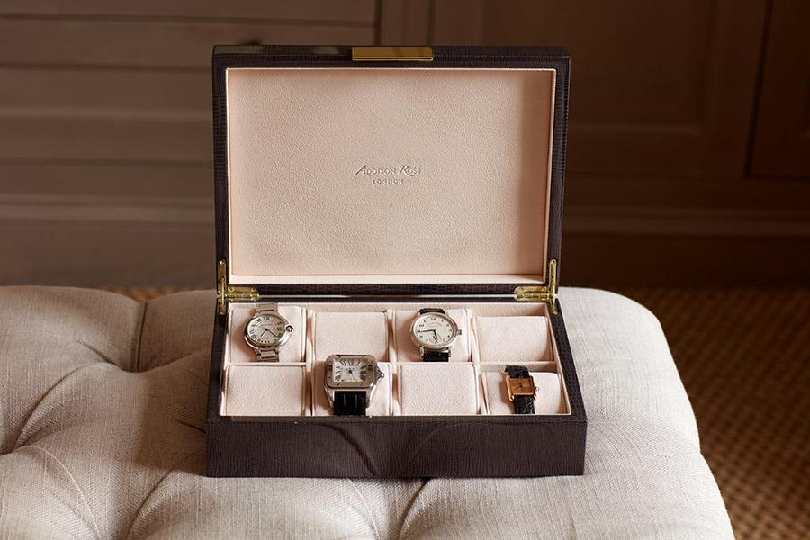 Large Watch Boxes with Gold | Addison Ross Ltd UK