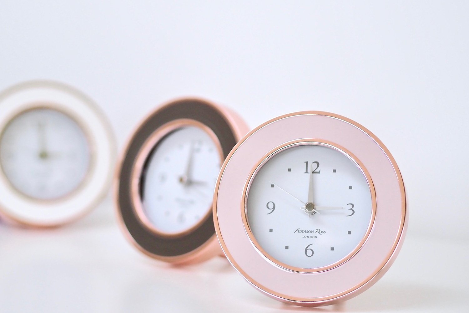 Rose Gold Clocks | Addison Ross Ltd UK