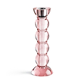 Icy Bobbin Candlestick Pink 23cm