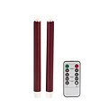 Cherry Wax LED Candles - Set of 2