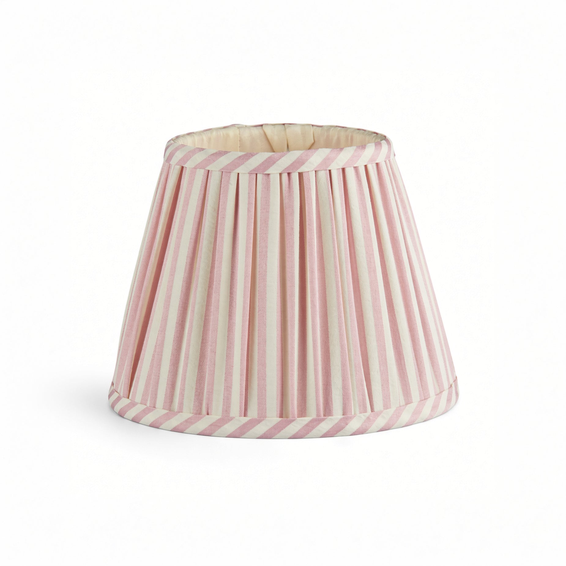 Pink Striped Lampshade - 16cm