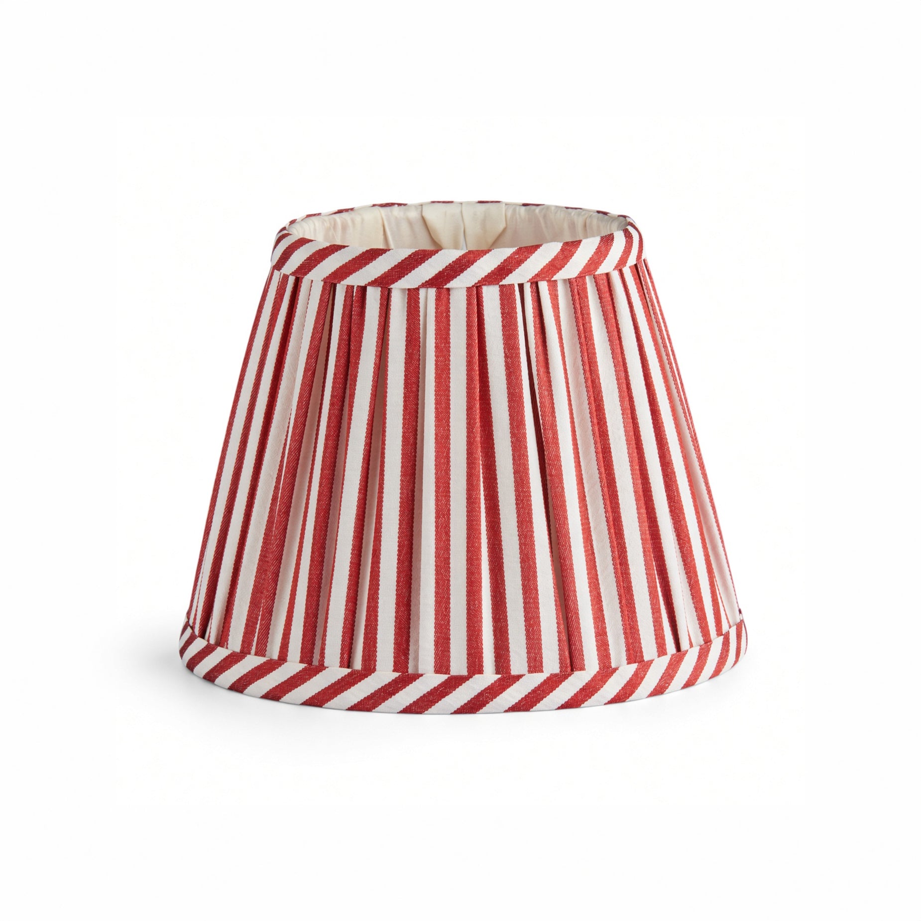 Red Striped Lampshade - 16cm