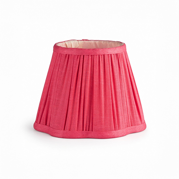 Watermelon Pink Scallop Lampshade - 16cm