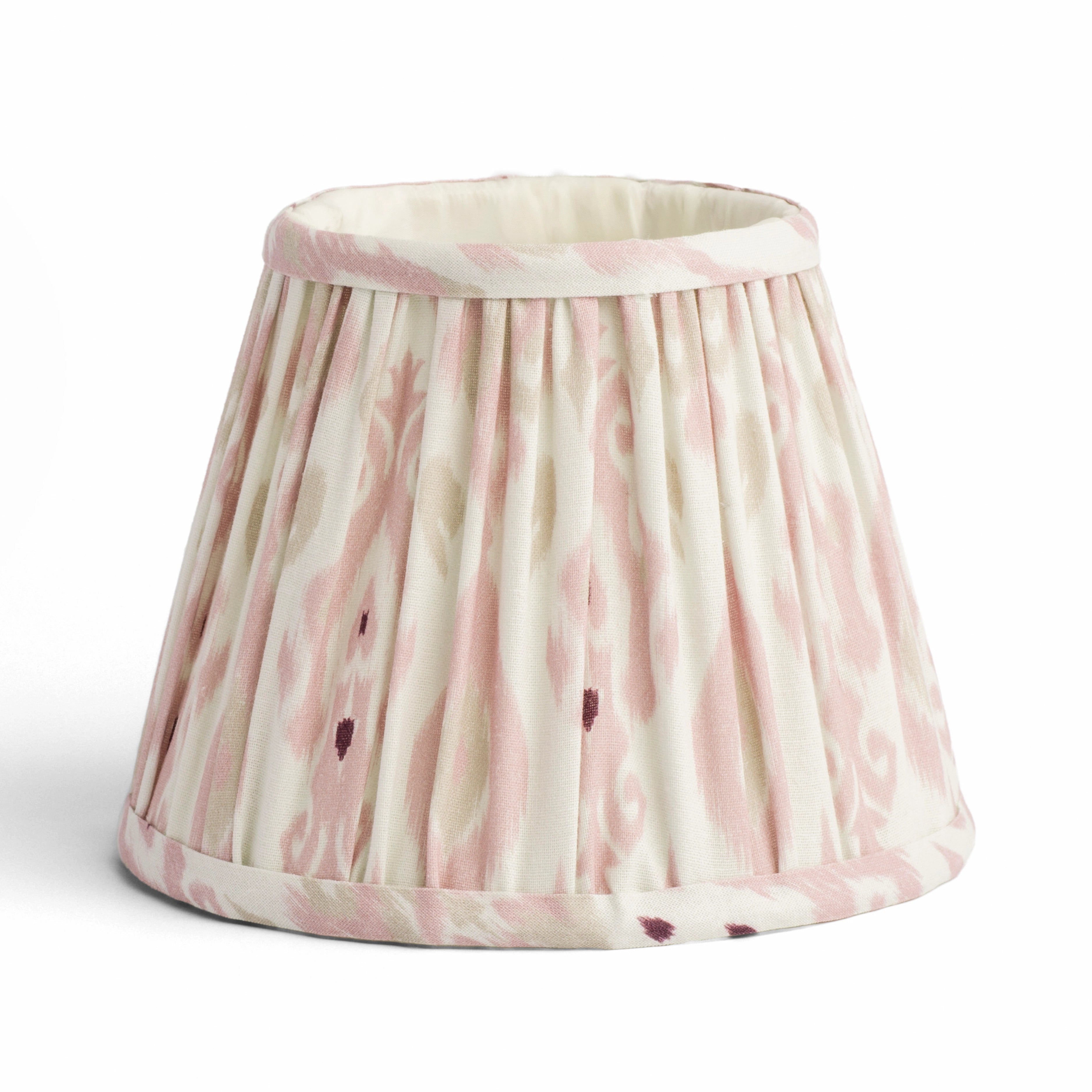 Ikat Empire Mauve & Cappuccino Lampshade - 16cm