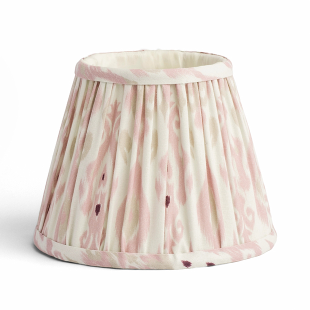 Ikat Empire Mauve & Cappuccino Lampshade - 16cm