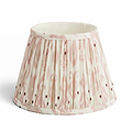Ikat Empire Mauve & Cappuccino Lampshade - 25cm
