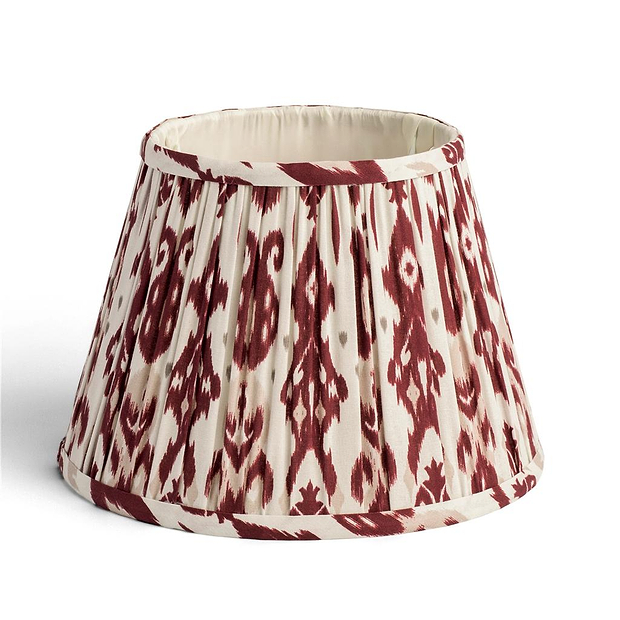 Ikat Empire Cherry & Cappuccino Lampshade - 25cm
