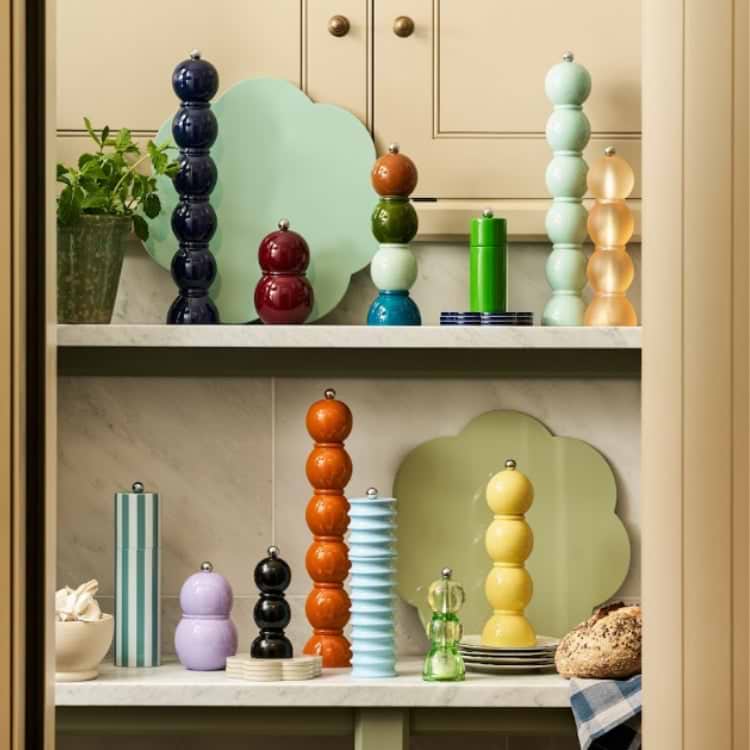 Iconic Bobbin salt and pepper mills