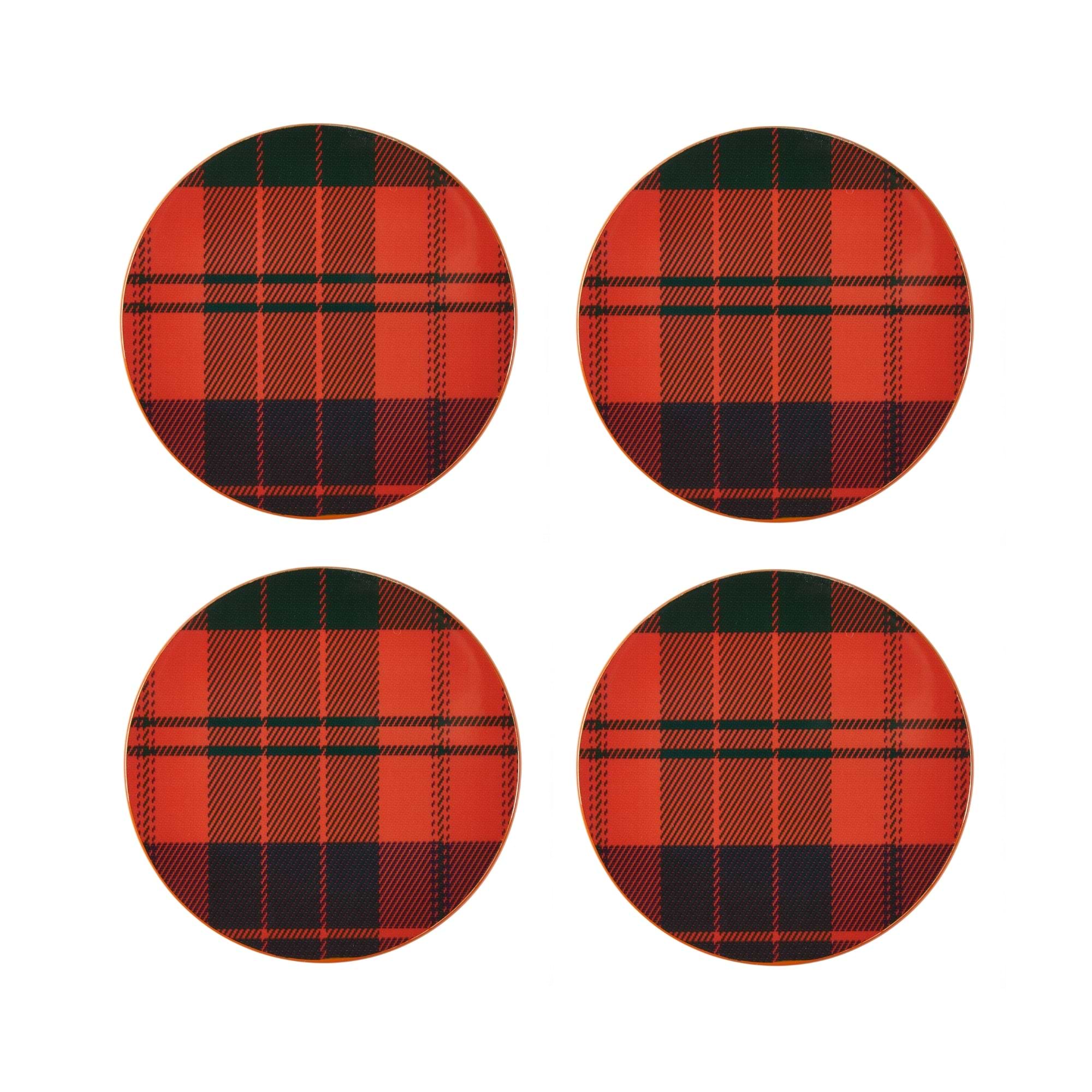 Ross Tartan Coasters- Set of 4