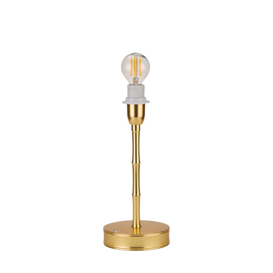 Bamboo Lamp Base Gold 25cm - Addison Ross Ltd UK