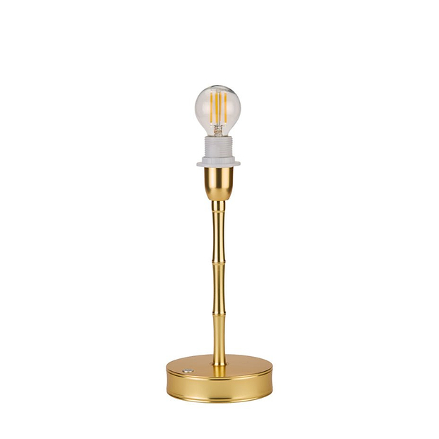 Bamboo Lamp Base Gold 25cm