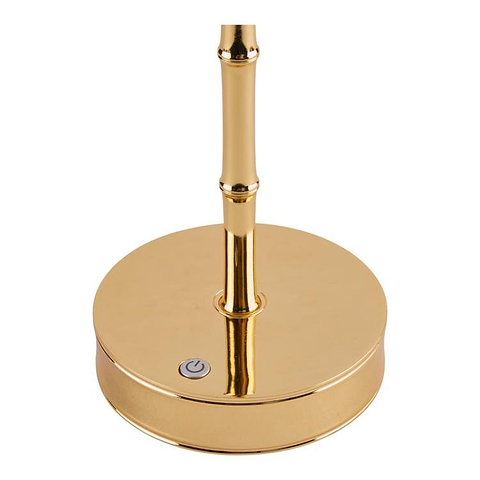 Bamboo Lamp Base Gold 30cm - Addison Ross Ltd UK