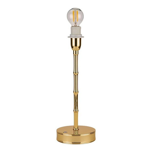 Bamboo Lamp Base Gold 30cm